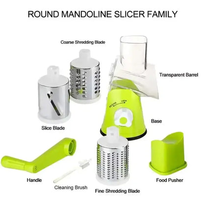 3-in-1 Manual Chopper & Slicer